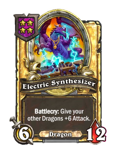 Electric Synthesizer (golden) .